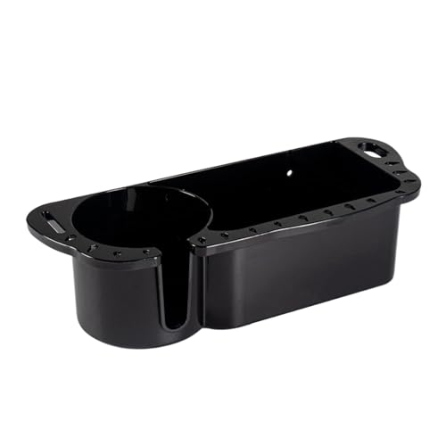 Marine Cup Organizer – Boat Storage System, Black Tackle Holder Accessory, Abs Kayak Storage Unit | Saltwater Angler Setu...