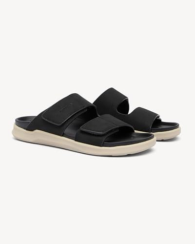 NEWBELLA Men's Summer Sandals - Comfortable Beach Slippers for Home & Outdoor, Lightweight Quick-Dry Slides with Arch Supp...