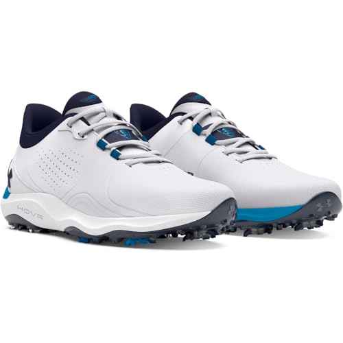 Under Armour Men's Drive Pro, (101) White/Capri/Midnight Navy, 8.5, US