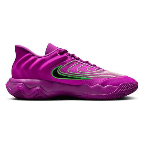 Giannis Immortality 4 Basketball Shoes (FQ3680-501, Hyper Violet/Green Strike/Bold Berry/Black) Size 10.5