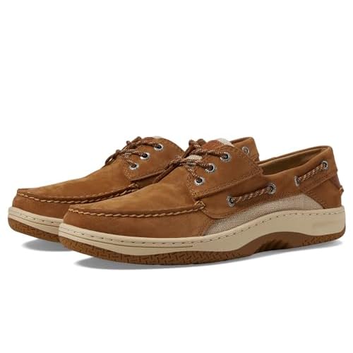 Sperry Mens Shoes Billfish 3-Eye Tan Nubuck