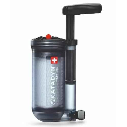 Katadyn Hiker Pro Hand Pump Water Filter for Backpacking, Camping, Emergency Survival