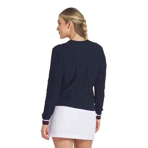 PUMA Women's Kate Cable Knit Sweater