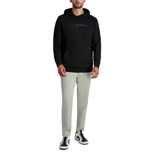 Karl Lagerfeld Paris Men's Classic Logo Hoodie