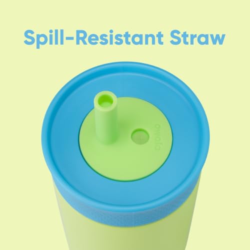Owala Kids Insulation Stainless Steel Tumbler with Spill Resistant Flexible Straw, Easy to Clean, Kids Water Bottle, Great...