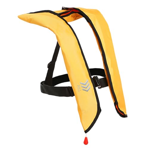Manual Inflatable Life Jacket|Life Vest for Adults|PFD Low Profile|Supports up to 330 lbs(YSH709)