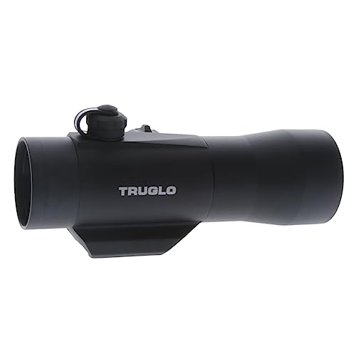 TruGlo Red-Dot Traditional Mount 2x42mm Hunting Tactical Weapon Sight with 11-Position Rheostat for Brightness Adjustment, Black