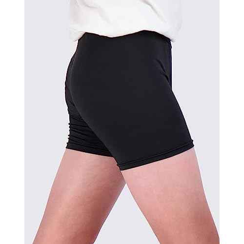 Real Essentials 5 Pack: Youth Boys' Compression Shorts - Performance Boxer Briefs Athletic Spandex Underwear(4-20)