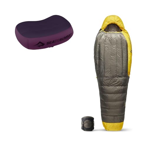 Sea to Summit Sleep System: Aeros Premium Pillow and Spark Down Sleeping Bag