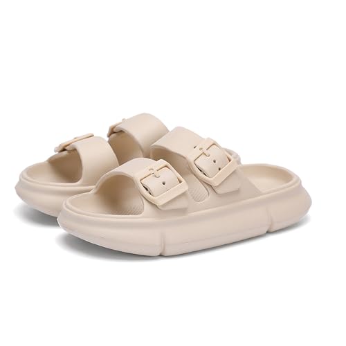 Comfortable Adjustable Sandals Lightweight Soft Outdoor Beach Slippers with Everyday Use,Sizes 5.5-10