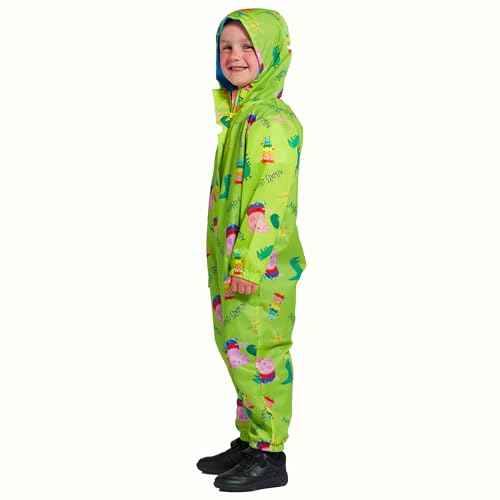 Peppa Pig Rain Suit | George Pig Waterproof Coverall for Toddler