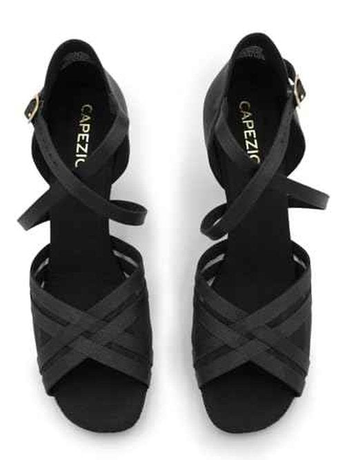 Capezio Women's Paola 2.5" Ballroom Shoe, 10 Wide Black