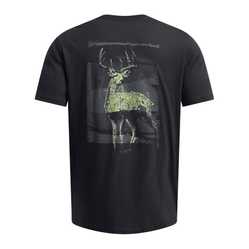 Under Armour Mens Schematic White Tail Short Sleeve T Shirt | Casual Hunting Apparel | Antler and White Tail Graphic Tee