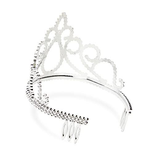 BLUE PANDA 12 Pack Tiara for Girls, Princess Dress Up Crown for Kids Costume Birthday Party Favors in Bulk