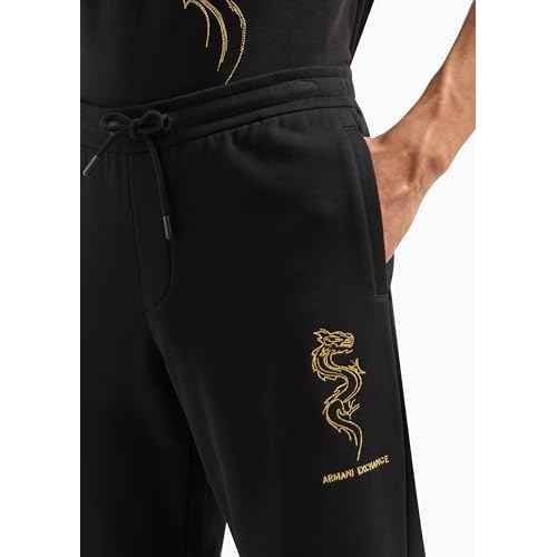 Armani Exchange Men's Limited Edition Lunar New Year Capsule Dragon Joggers