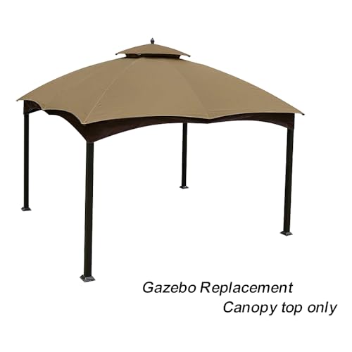 Eurmax USA High Performance Replacement Canopy Top for Lowe's Allen Roth Heavy Duty Gazebo Roof Gazebo Top with Air Vent 1...
