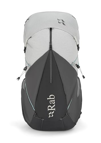 Rab Women's Muon ND Hiking Pack - Lightweight Durable Backpack for Hiking, Trekking, & Backpacking - Pewter/Graphene - 50-...