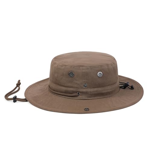 KANUT SPORTS Boonie Sun Hat with Wide Brim for Women & Men, Waterproof for Fishing, Hiking