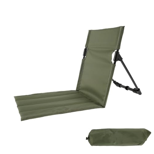 JQlabeit Ultra-Light Folding Camping Chair with Backrest,Outdoors Relaxing Floor Seat for SwimmingPool Beach Lawn Picnic R...