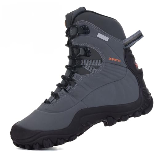 Manfen Men's Thermator Mid-Rise Waterproof Hiking Boots Trekking Outdoor Boots