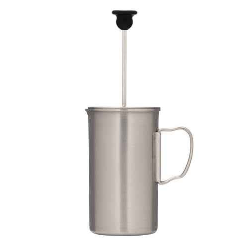 Snow Peak Titanium French Press - Ultralight Coffee Maker for Camping, Backpacking & Hiking - Camping Cookware Essential for Coffee Anywhere