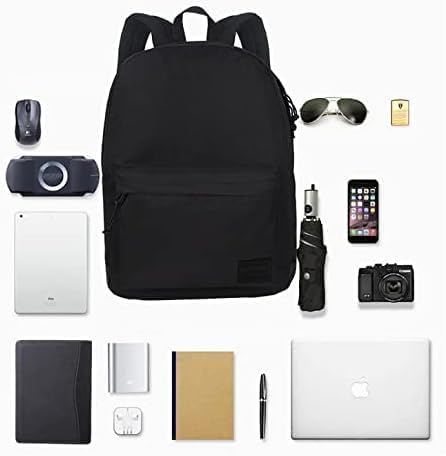 SUPACOOL Casual Laptop Backpack for Men and Women, Work backpack, Black Backpacks, College School Backpack for Boys and Gi...