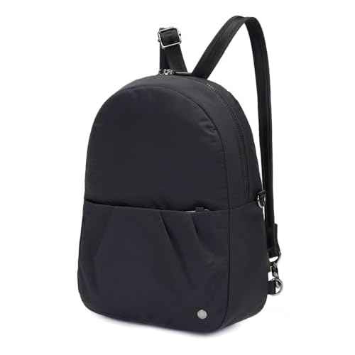 Pacsafe Citysafe CX Anti Theft Convertible Backpack - Fits 10" Tablet, ECONYL Black