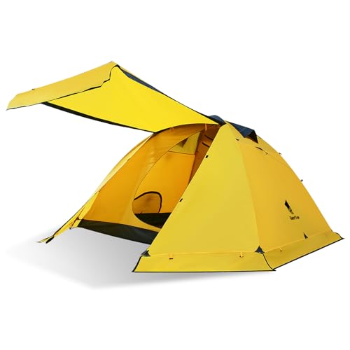 GEERTOP 4 Person 4 Season Tent for Camping Waterproof Double Layer Easy Set Up Family Tent for Camping Hiking Backpacking ...