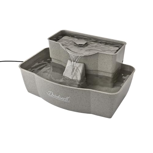 PetSafe Drinkwell Multi-Tier Pet Fountain - Encourages Hydration for Cats & Dogs - Large-Capacity Waterer - Double Tier - ...