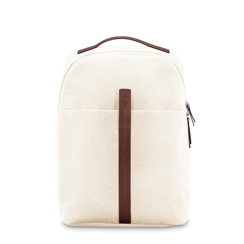 Samsonite Virtuosa Carry-On Travel Backpack with Padded Laptop Sleeve, Off White
