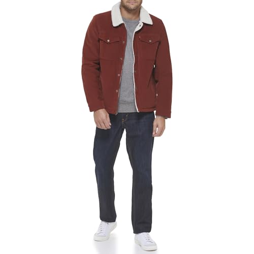 Levi's Men's Corduroy Sherpa Lined Trucker Jacket (Regular & Big & Tall Sizes)