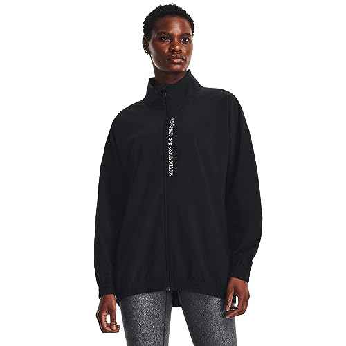 Under Armour Womens Woven Full Zip Oversized Jacket