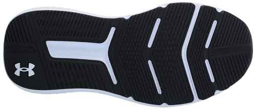 Under Armour Men's Charged Commit Trainer 4, (001) Black/White/White, 12, US
