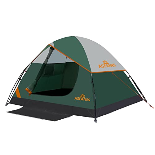 ASFANES 2-12 Person Tents for Camping Waterproof, Backpack Double Layer Tents, Perfect Picnics, Fishing and Backyard Camping