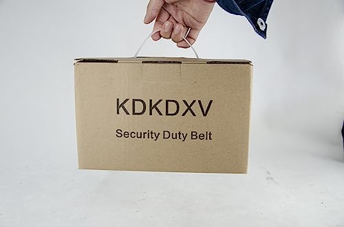 KDKDXV 10 in 1 Police Utility Belt Tactical Security Guard Duty Belt Versatile Military Modular Equipment System Molded Du...