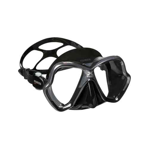 Mares Unisex Adult X-Vision Hydrodynamic Panoramic View Underwater Diving Mask