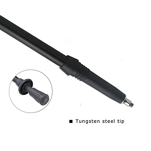 Trekking Poles -2 Ultralight Collapsible Carbon Fiber Hiking Poles with Anti-Shock and Quick Lock System, Folding Walking ...