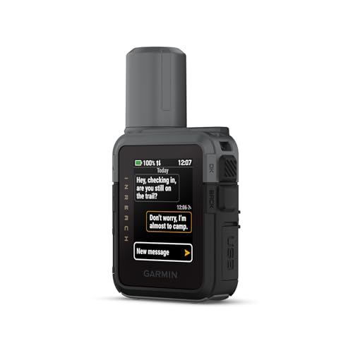 Garmin inReach® Mini 3, Rugged Compact Global Satellite Communicator with Color Touchscreen, Two-Way Texting, Emergency SO...