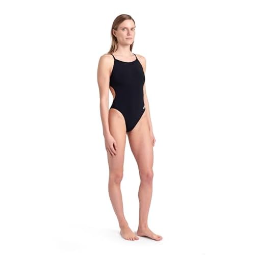 ARENA Performance Women's Team Solid Lace Back Swimsuit One Piece Bathing Suit