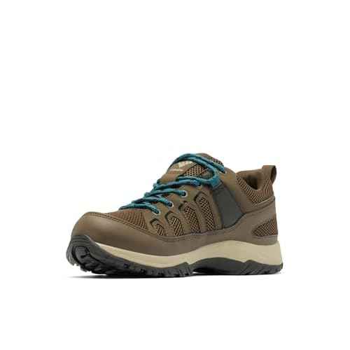 Columbia Mens Granite Trail Waterproof Hiking Shoe, Cordovan/Night Wave, 14
