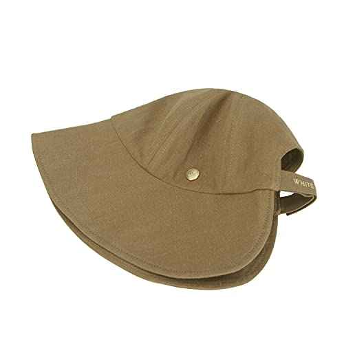 WHITE SANDS MOJA Linen Victorian Bonnet Hat Sun Cap, Foldable Summer Visor | New Katy