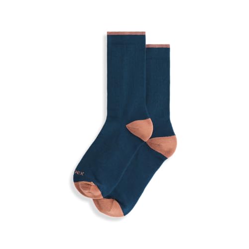 IBEX Merino Wool Rambler Unisex Hiking Socks | Crew Socks with Seamless Toe & Arch Support | Moisture-Wicking Trekking Socks
