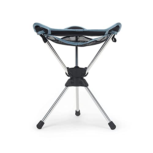 GRAND TRUNK Compass 360° Swivel Camping Stool – Ultra-Light, Foldable & Rotating Travel Chair – Compact & Durable for Outd...