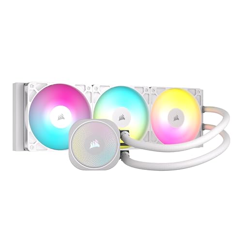 CORSAIR Nautilus 360 RS ARGB Liquid CPU Cooler – 360mm AIO – Low-Noise – Direct Motherboard Connection – Daisy-Chain – Int...