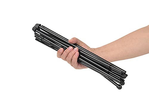 MasterVision Instant Easel, 61.5" High, Black, Steel, Lightweight