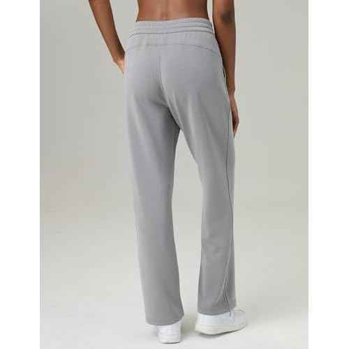 Colorfulkoala Women's High Waisted Soft Drawstring Velvra Modal Sweatpants Wide Leg Casual Lounge Pants with Pockets