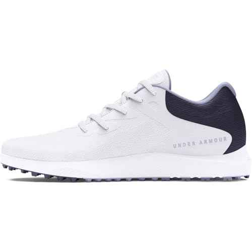 Under Armour Women's Charged Breathe 2 Spikeless Cleat, (101) White/Midnight Navy/Celeste, 7, US