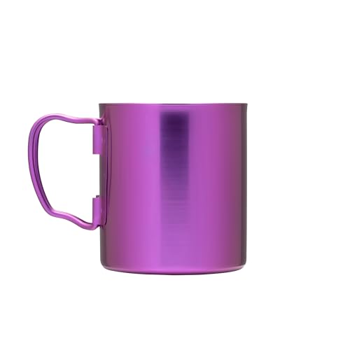 Snow Peak’s Ti-Double 450 Mug, Japanese Titanium, Made in Japan, Ultralight for Camping and Backpacking, Lifetime Product ...