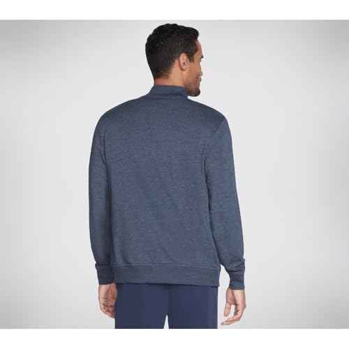 Skechers Men's Hoodless Hoodie GO WALK Everywhere Full Zip Mock Neck Jacket