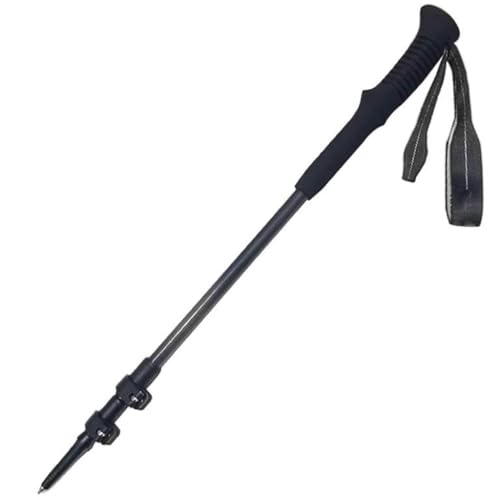 Ultralight Carbon Fiber Trekking Poles, Retractable Adjustable Walking Sticks, Anti-Slip, Shockproof, with EVA Handles, Mo...